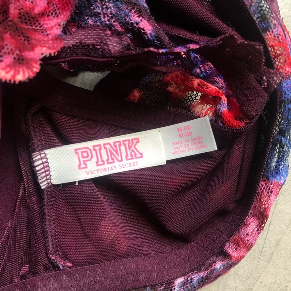 NWOT! VS PINK High neck mesh keyhole push up bra. Size Medium DD - Picture 8 of 8